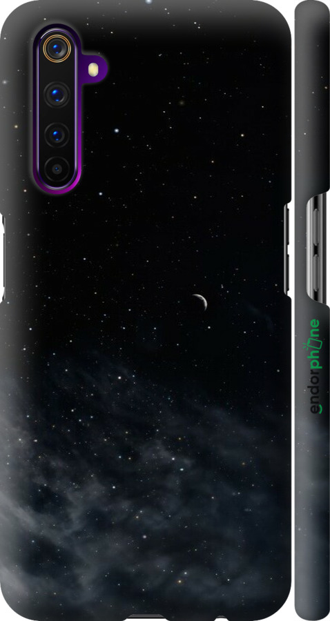 3D пластиковий матовий чехол Нічне небо для Realme 6 Pro - 6451m-1893 изображение 