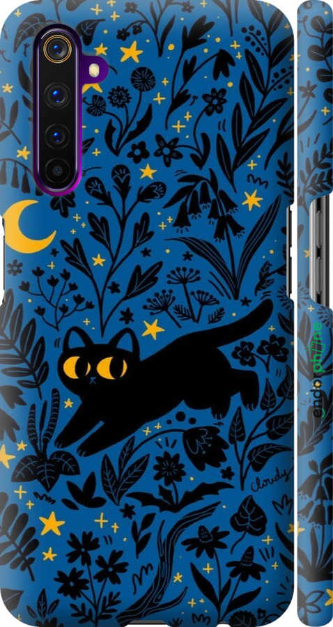 3D пластиковий матовий чехол Літня ніч для Realme 6 Pro - 6472m-1893 изображение 