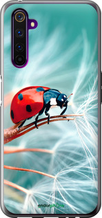 2D пластиковый чехол Божья коровка для Realme 6 Pro - 6049t-1893 изображение 