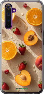 Силіконовий чехол Фрукти 3 для Realme 6 Pro - 6703u-1893 изображение 