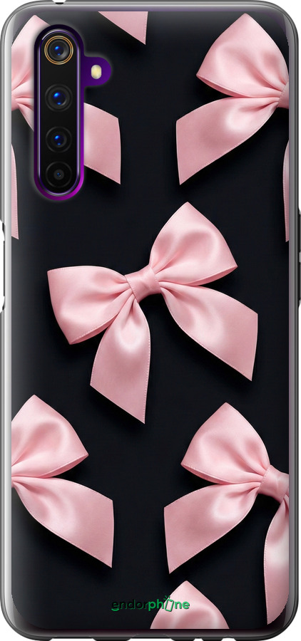 Силиконовый чехол Coquette Ribbons Dark Coquette для Realme 6 Pro - 6767u-1893 изображение 