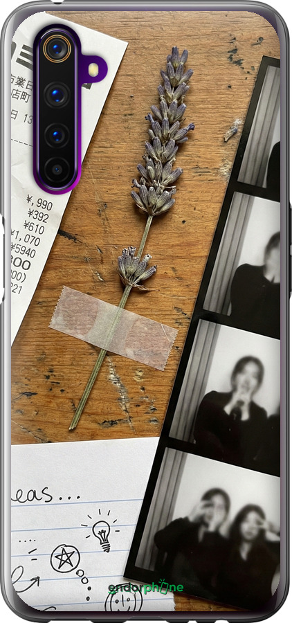 Силиконовый чехол Aesthetic Scrapbook Collage для Realme 6 Pro - 6773u-1893 изображение 