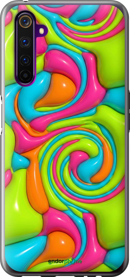 Силиконовый чехол Y2K Jelly Dream для Realme 6 Pro - 6780u-1893 изображение 