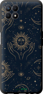 TPU чехол Celestial Harmony: Sun & Moon Gold Mystic Pattern для Realme 8i - 6778b-2518 изображение 
