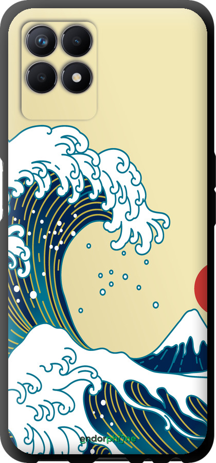 TPU чехол Японские волны для Realme 8i - 5533b-2518 изображение 