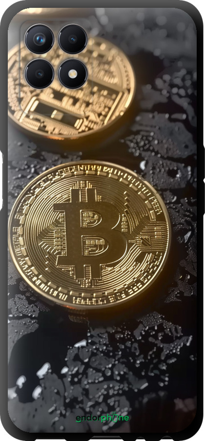 TPU чехол Вулканический Bitcoin для Realme 8i - 6092b-2518 изображение 