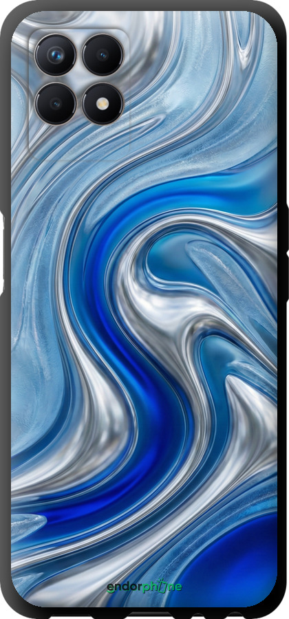 TPU чехол Liquid Chrome для Realme 8i - 6781b-2518 изображение 