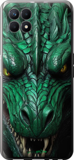 Силиконовый чехол Зелёный дракон v2 для Realme 8i - 5817u-2518 изображение 