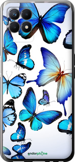 Силіконовий чехол Метелики для Realme 8i - 6023u-2518 изображение 