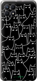 Силиконовый чехол С изображением кошек для Realme 8i - 6470u-2518 изображение 