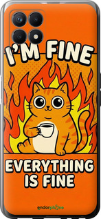 Силіконовий чехол Funny Cat для Realme 8i - 6786u-2518 изображение 