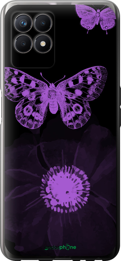 Силиконовый чехол Нежность для Realme 8i - 5906u-2518 изображение 