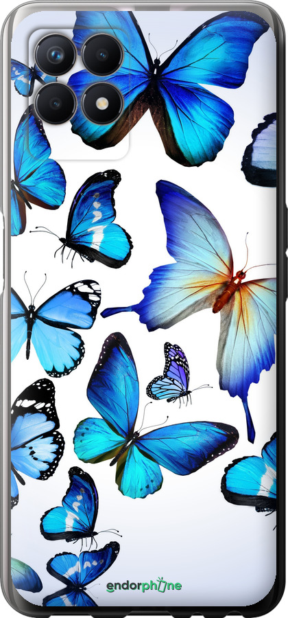 Силіконовий чехол Метелики для Realme 8i - 6023u-2518 изображение 