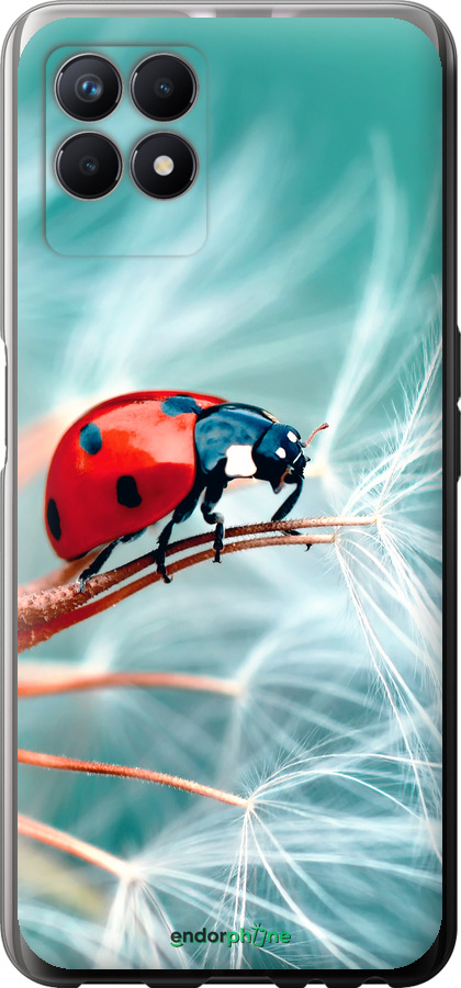 Силиконовый чехол Божья коровка для Realme 8i - 6049u-2518 изображение 