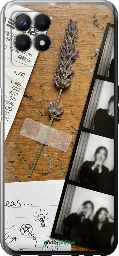 Силиконовый чехол Aesthetic Scrapbook Collage для Realme 8i - 6773u-2518 изображение 