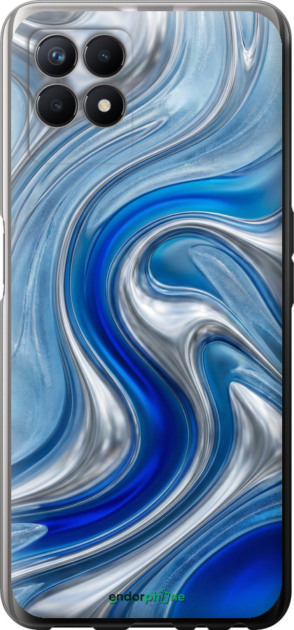 Силиконовый чехол Liquid Chrome для Realme 8i - 6781u-2518 изображение 
