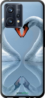 TPU чехол Лебеди для Realme 9 - 6007b-2866 изображение 