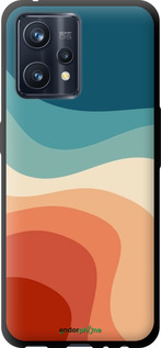 TPU чехол В стиле ретро с волнами для Realme 9 Pro Plus - 6531b-2596 изображение 