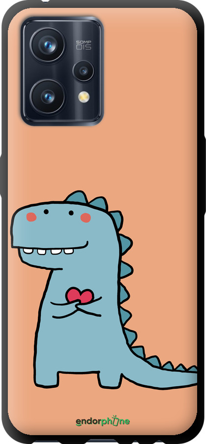 

Custodia in TPU nero drago per lui" for Realme 9 Pro Plus", Rosso