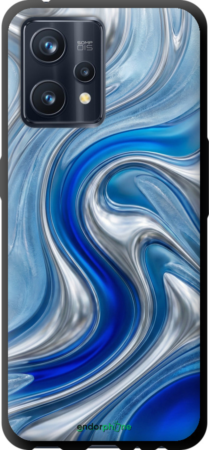 TPU чехол Liquid Chrome для Realme 9 - 6781b-2866 изображение 