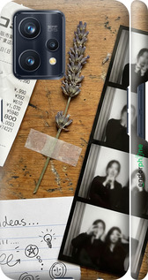 3D пластиковый матовый чехол 'Aesthetic Scrapbook Collage' для Realme 9 изображение 17