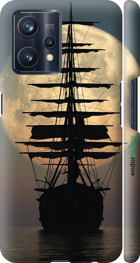 3D пластиковый матовый чехол Корабль для Realme 9 Pro Plus - 5998m-2596 изображение 