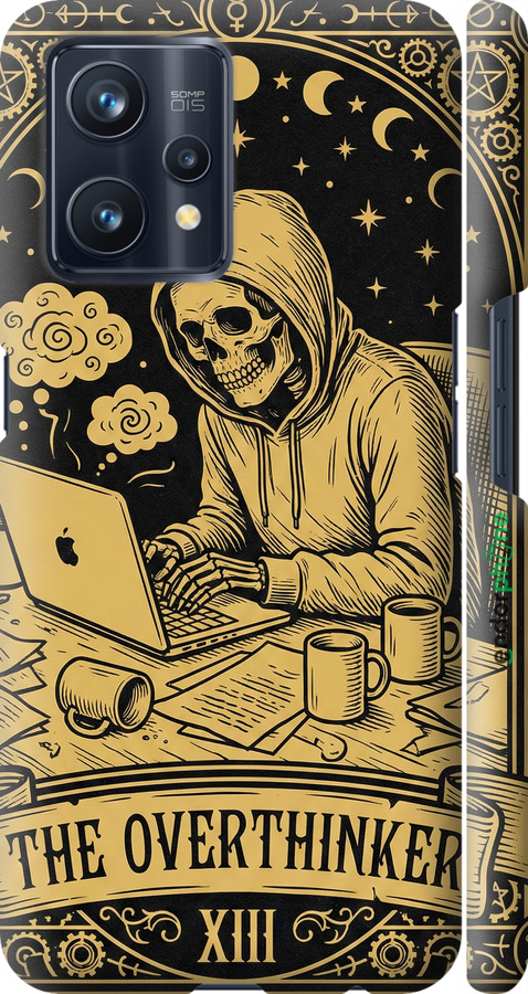 3D пластиковый матовый чехол The Overthinker для Realme 9 Pro Plus - 6774m-2596 изображение 
