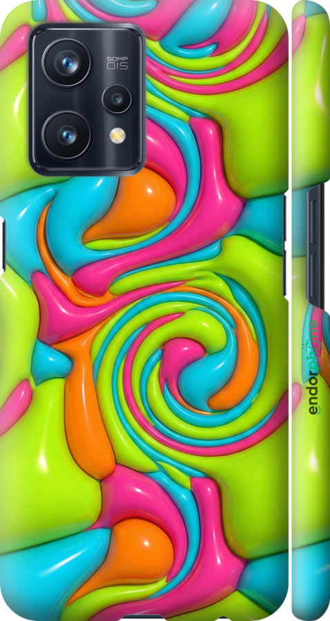 3D пластиковий матовий чехол Y2K Jelly Dream для Realme 9 - 6780m-2866 изображение 