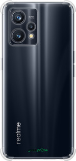 Силіконовий протиударний с посиленими кутами чохол 'Прозорий' для Realme 9 зображення 8