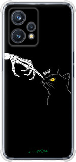 Силикон с усиленными углами чехол Кошка для Realme 9 Pro Plus - 6505sp-2596 изображение 