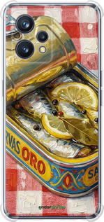 Силіконовий протиударний с посиленими кутами чехол Vintage Sardine Tin Phone для Realme 9 - 6772sp-2866 изображение 
