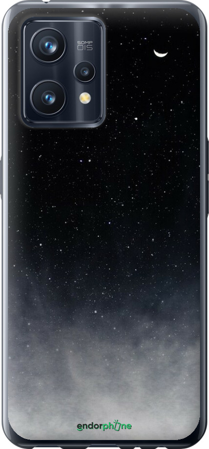Силиконовый чехол Сині хмари, Синій місяць для Realme 9 - 6396u-2866 изображение 