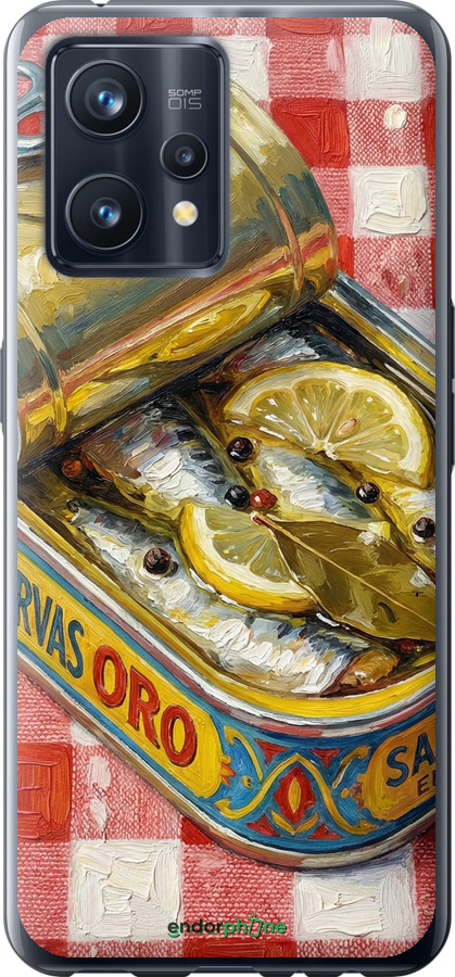 Силіконовий чехол Vintage Sardine Tin Phone для Realme 9 - 6772u-2866 изображение 