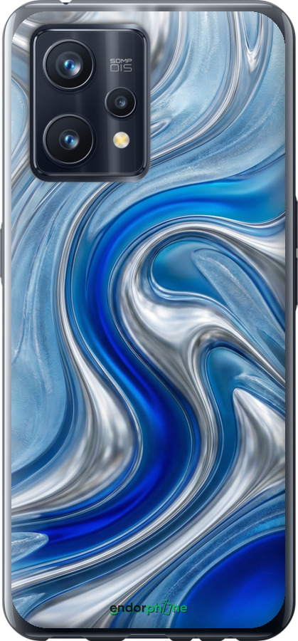 Силиконовый чехол Liquid Chrome для Realme 9 - 6781u-2866 изображение 