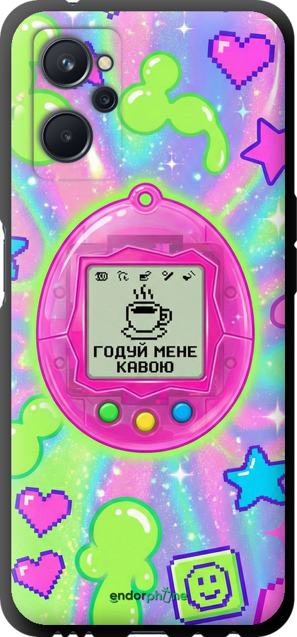 TPU чехол Y2K Aesthetic Retro Pet: Годуй мене кавою для Realme 9i - 6784b-2705 изображение 