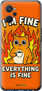 Силиконовый чехол Funny Cat для Realme 9i - 6786u-2705 изображение 