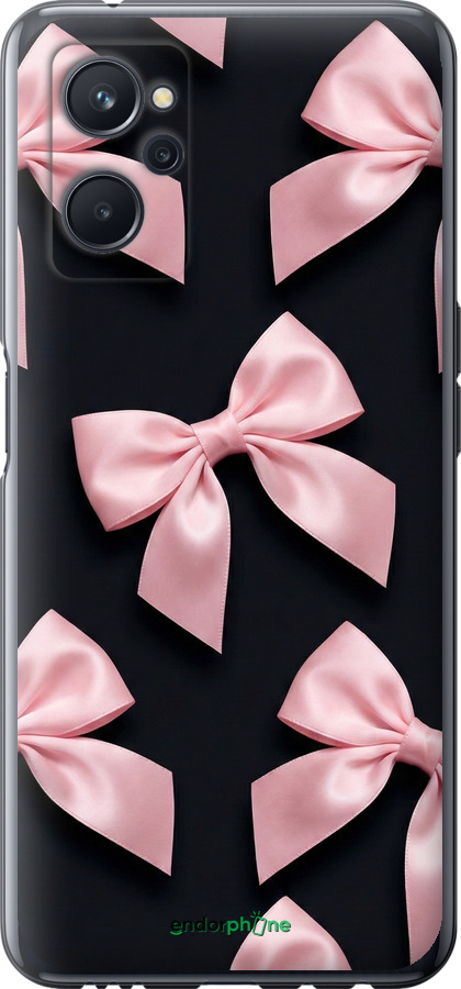 Силиконовый чехол Coquette Ribbons Dark Coquette для Realme 9i - 6767u-2705 изображение 