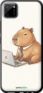 TPU чехол Funny Capybara CEO Working для Realme C11 2020 - 6777b-2031 изображение 
