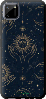 TPU чехол Celestial Harmony: Sun & Moon Gold Mystic Pattern для Realme C11 2020 - 6778b-2031 изображение 