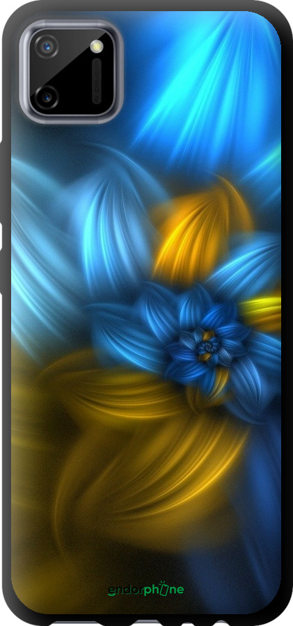 

TPU чорний чохол "Візерунок 46" для Realme C11 2020, Синій