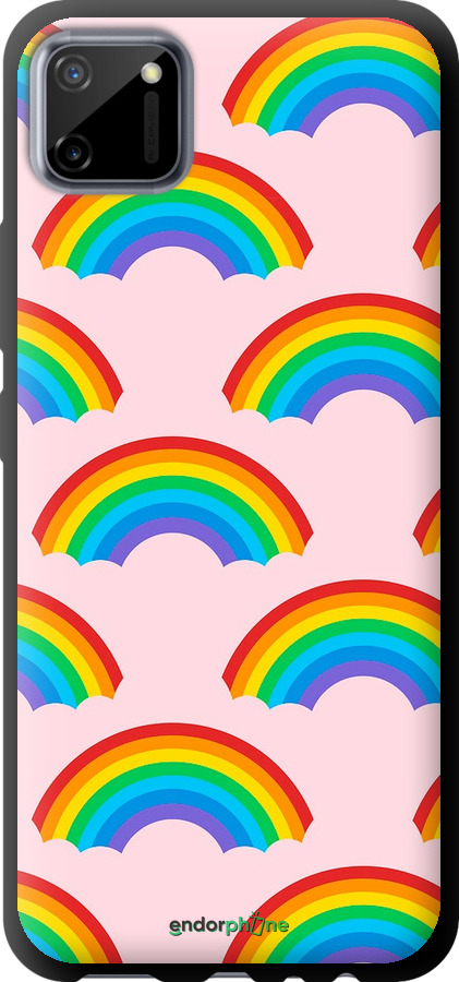 TPU чехол Rainbows для Realme C11 2020 - 4478b-2031 изображение 