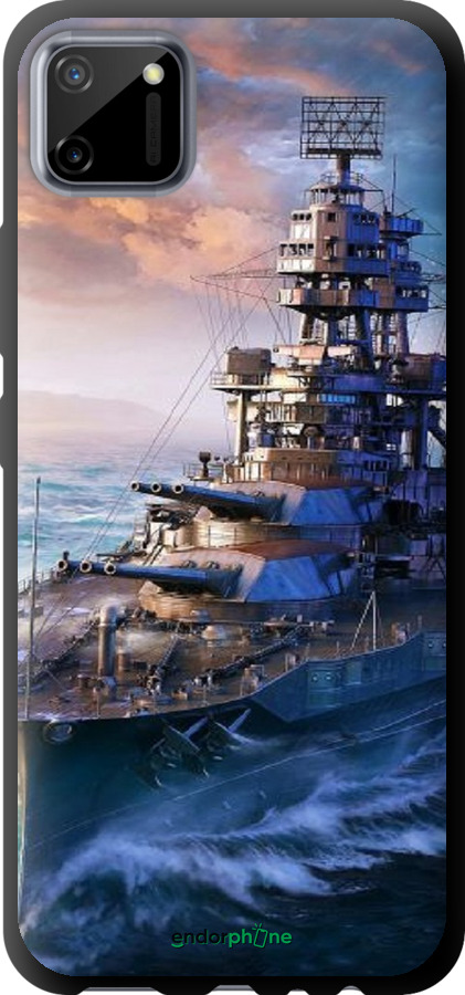 TPU чехол Військовий корабель, world of tanks, wargaming для Realme C11 2020 - 6461b-2031 изображение 