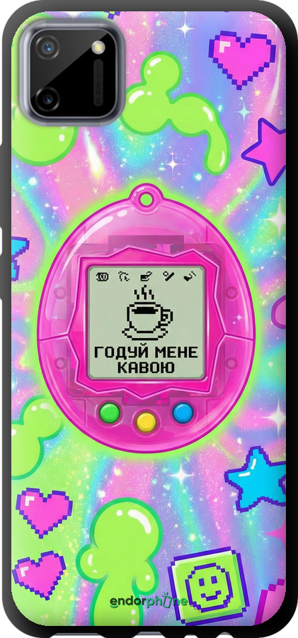 TPU чехол Y2K Aesthetic Retro Pet: Годуй мене кавою для Realme C11 2020 - 6784b-2031 изображение 