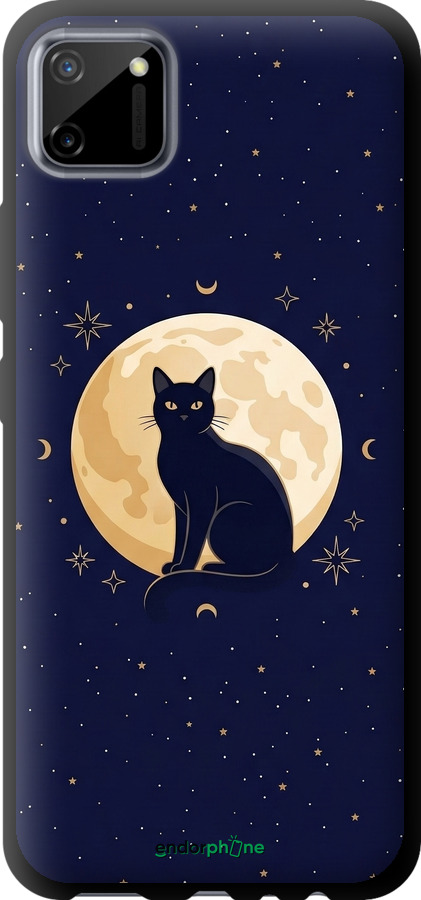 TPU чехол Cute Cat Celestial/Witchy для Realme C11 2020 - 6787b-2031 изображение 