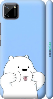 3D пластиковий матовий чехол Милий ведмедик для Realme C11 2020 - 6357m-2031 изображение 