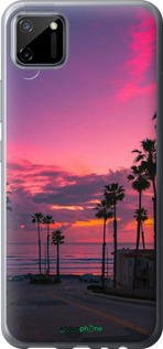 2D пластиковый чехол Пальмы для Realme C11 2020 - 5873t-2031 изображение 