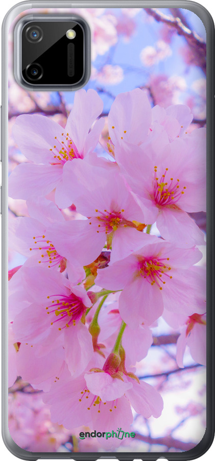 2D пластиковый чехол Сакура для Realme C11 2020 - 6029t-2031 изображение 
