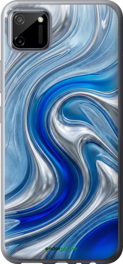 Силіконовий чехол Liquid Chrome для Realme C11 2020 - 6781u-2031 изображение 