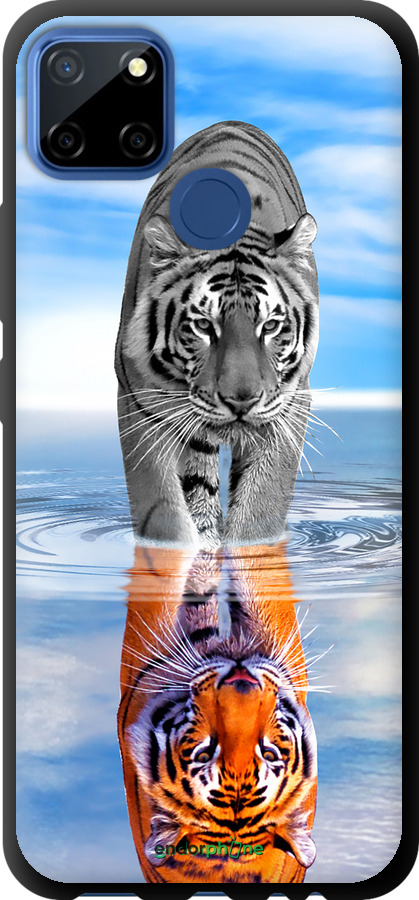 TPU чехол Тигр для Realme C12 - 6016b-2240 изображение 