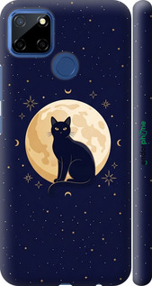 3D пластиковий матовий чехол Cute Cat Celestial/Witchy для Realme 7i - 6787m-2486 изображение 
